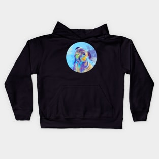 Sweet Pug - Dog Illustration Kids Hoodie